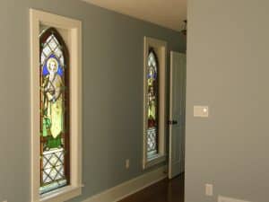 Stained glass windows and framing