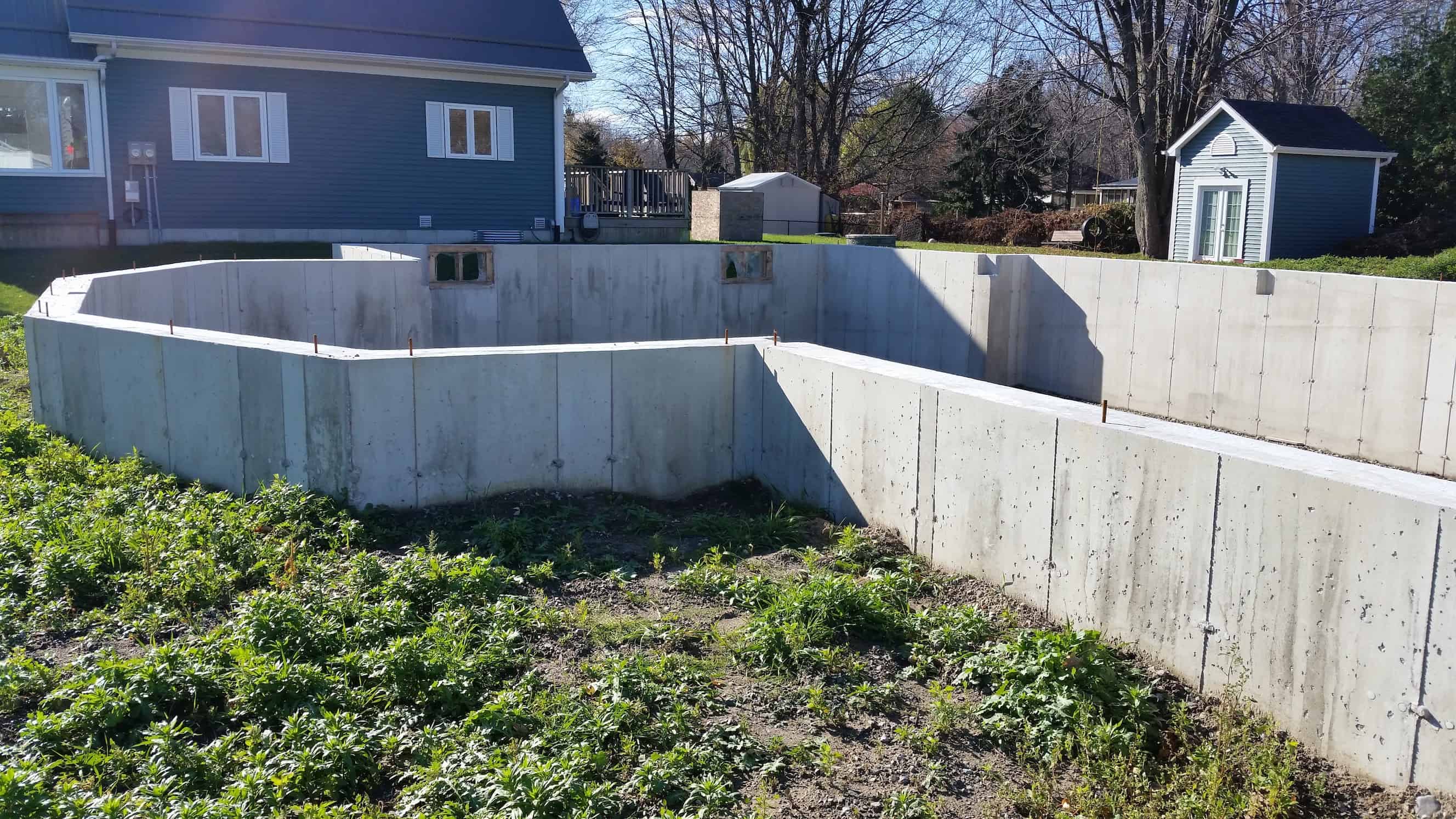 foundation-concrete Foundation of a new home